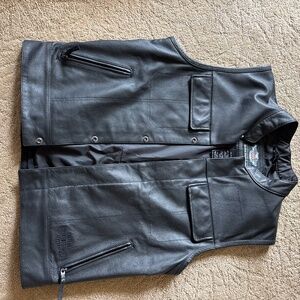 Harley Davidson Leather Foster Vest